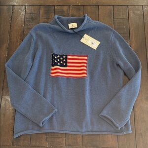 NWT Tuckernuck Americana Flag Sweater